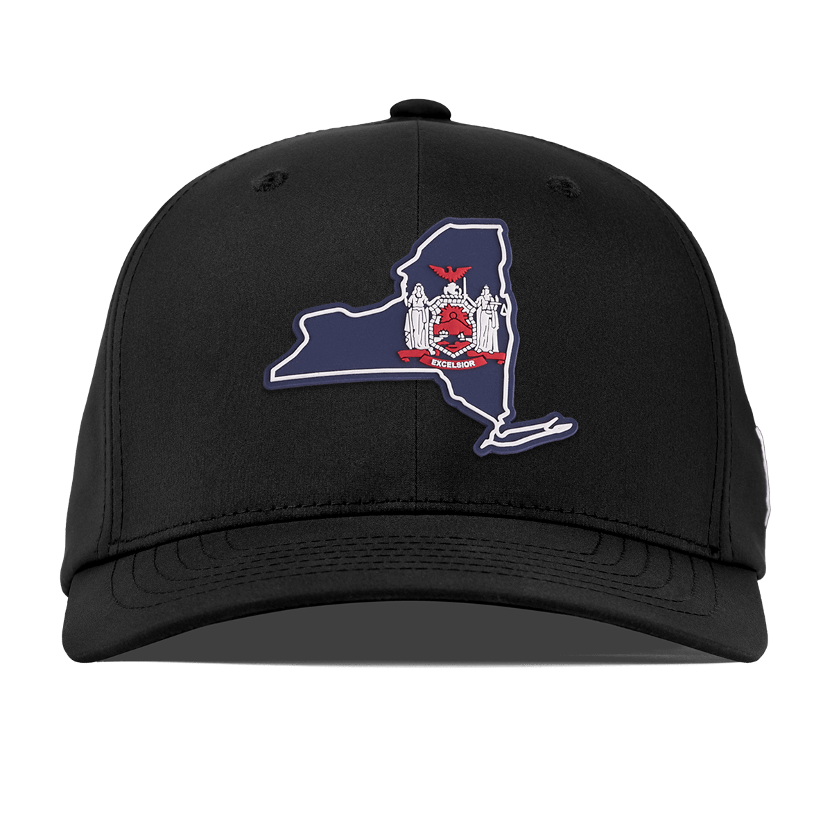 New York Patriot Series Flexfit Performance Fitted Black