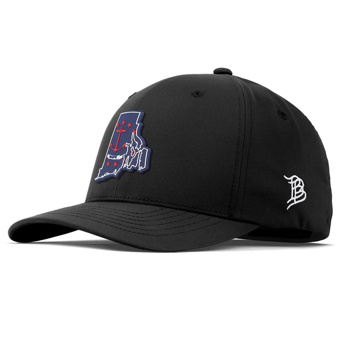 Rhode Island Patriot Series Flexfit Performance Fitted Black