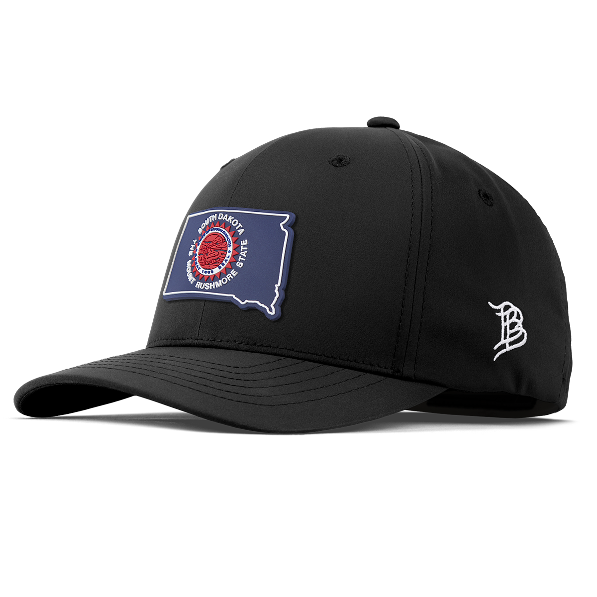 South Dakota Patriot Series Flexfit Performance Fitted Black