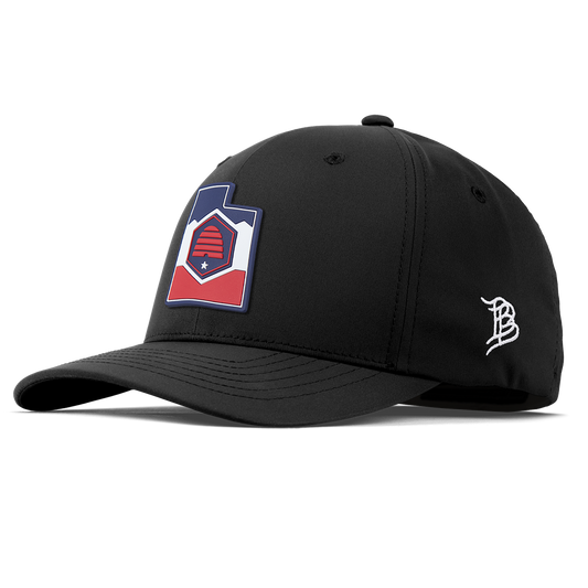 Utah Patriot Series Flexfit Performance Fitted Black