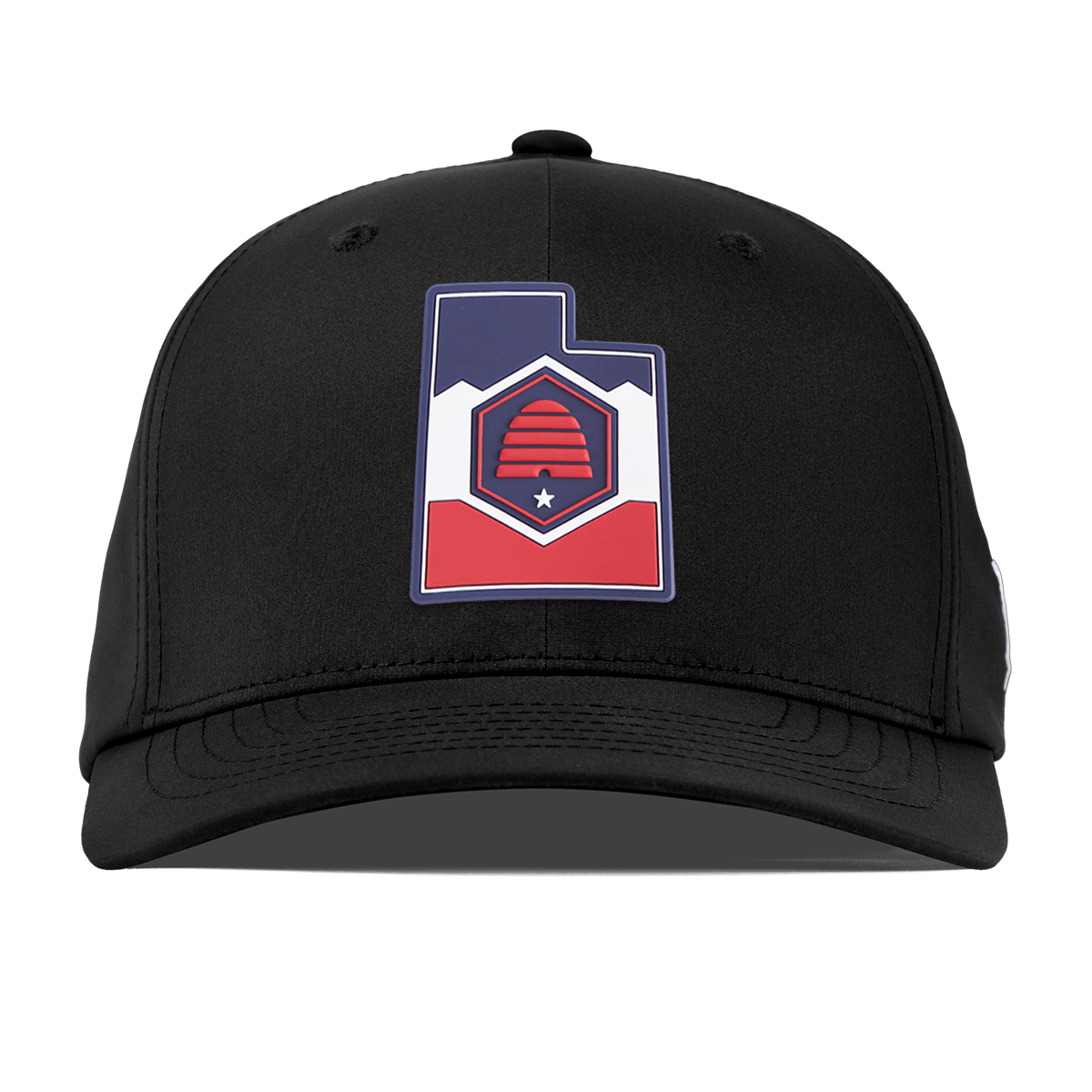Utah Patriot Series Flexfit Performance Fitted Black