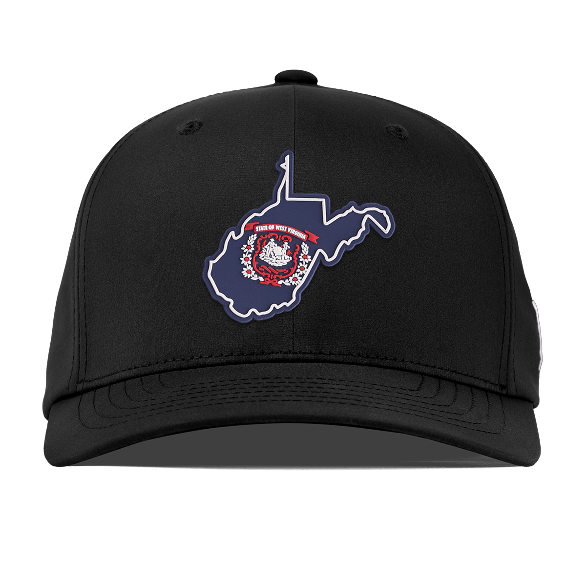 West Virginia Patriot Series Flexfit Performance Fitted Black