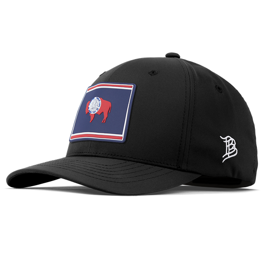 Wyoming Patriot Series Flexfit Performance Fitted Black