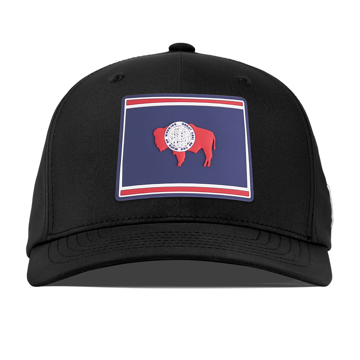 Wyoming Patriot Series Flexfit Performance Fitted Black