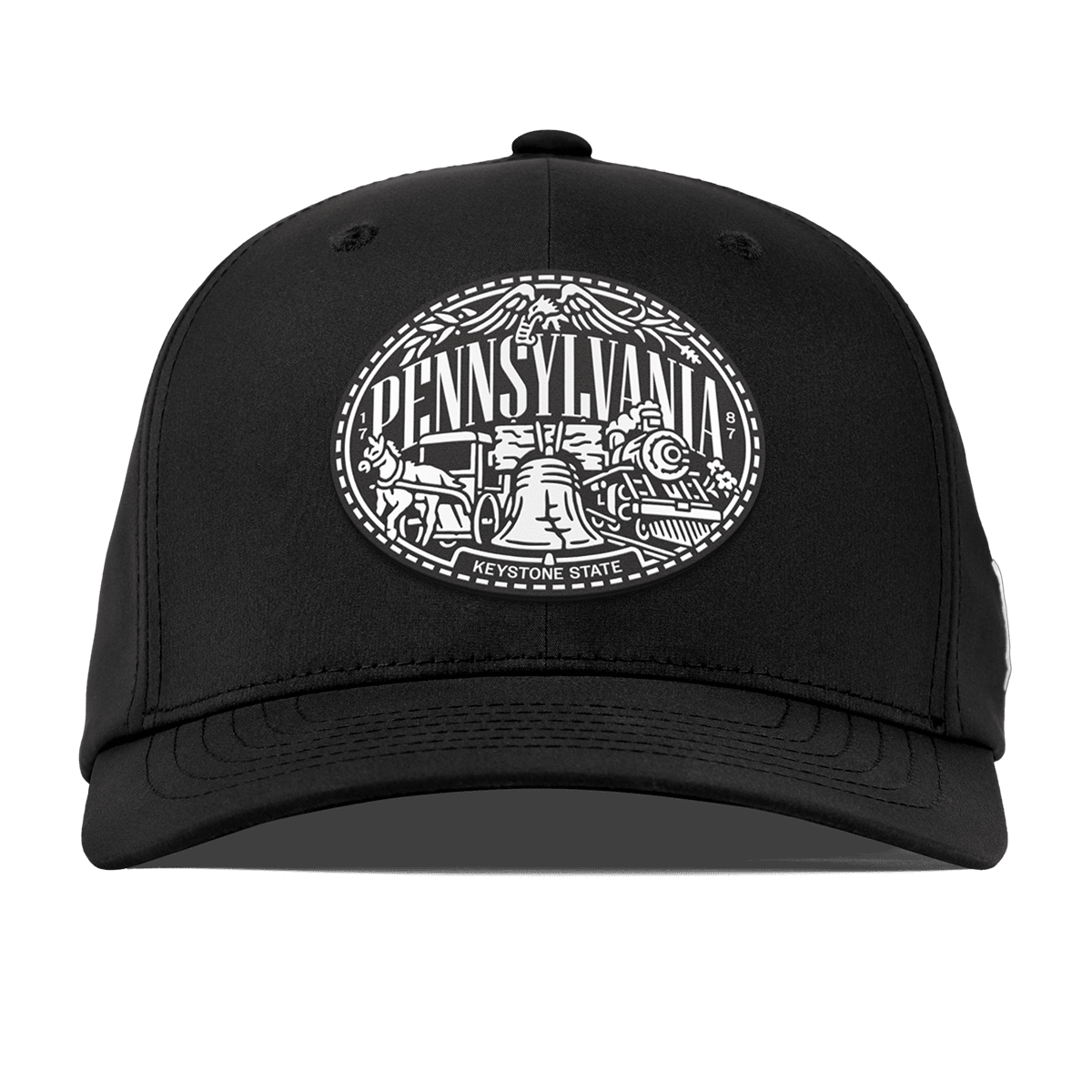 Pennsylvania Traveler Flexfit Performance Fitted Black