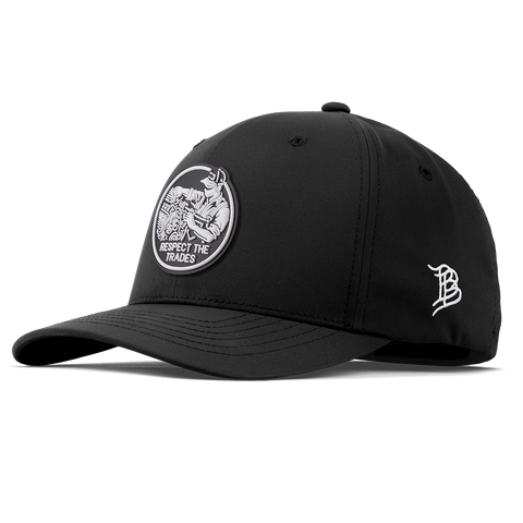 Respect The Trades Mechanic Flexfit Performance Fitted Black