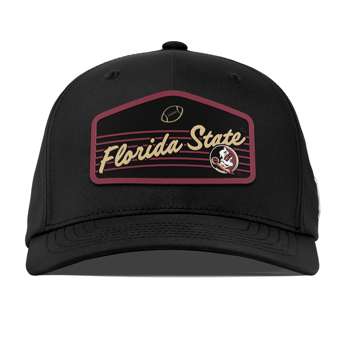 Florida State University "Seminole Football" Flexfit Performance Fitted Black