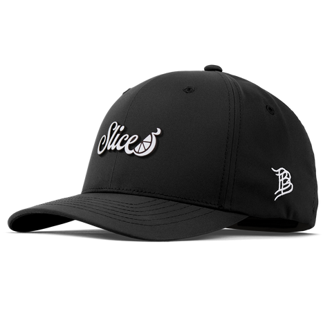 Sliced Script Flexfit Performance Fitted Black
