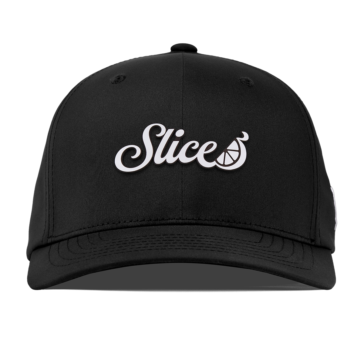 Sliced Script Flexfit Performance Fitted Black