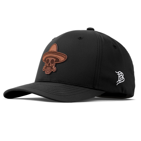 Sombrero Skull Flexfit Performance Fitted Black