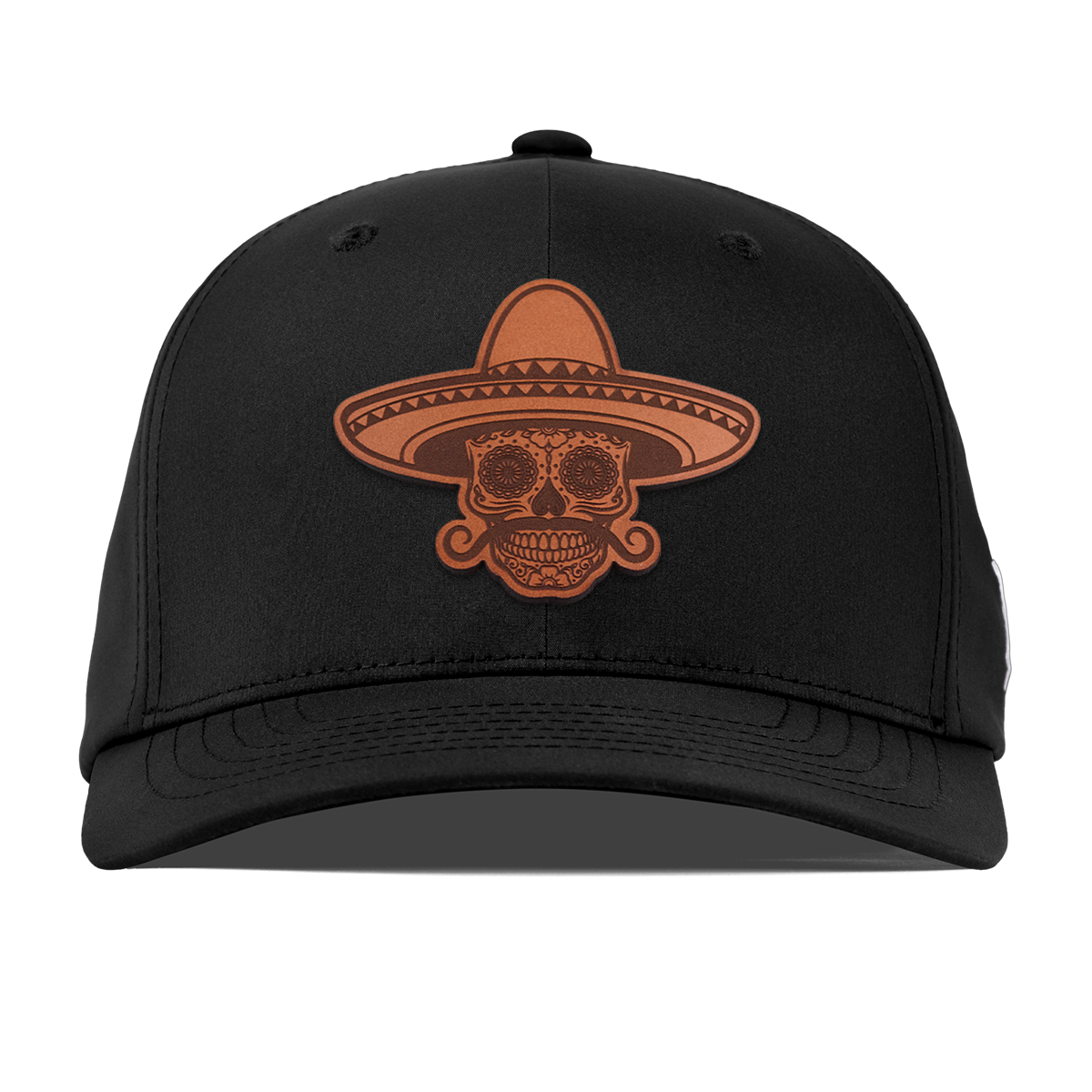 Sombrero Skull Flexfit Performance Fitted Black