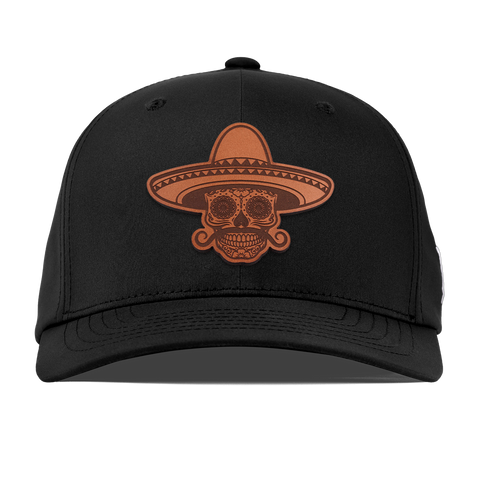 Sombrero Skull Flexfit Performance Fitted Black