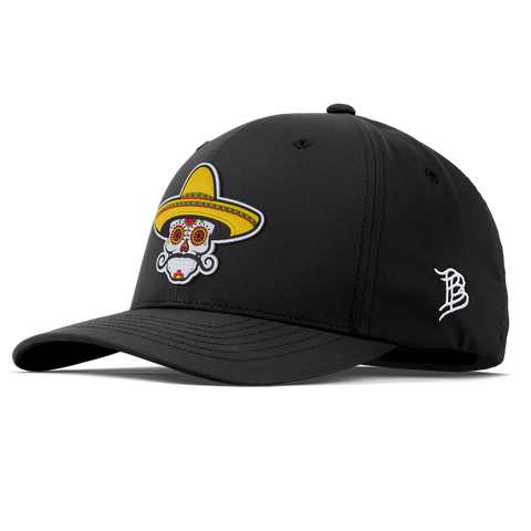 Sombrero Skull PVC Flexfit Performance Fitted Black
