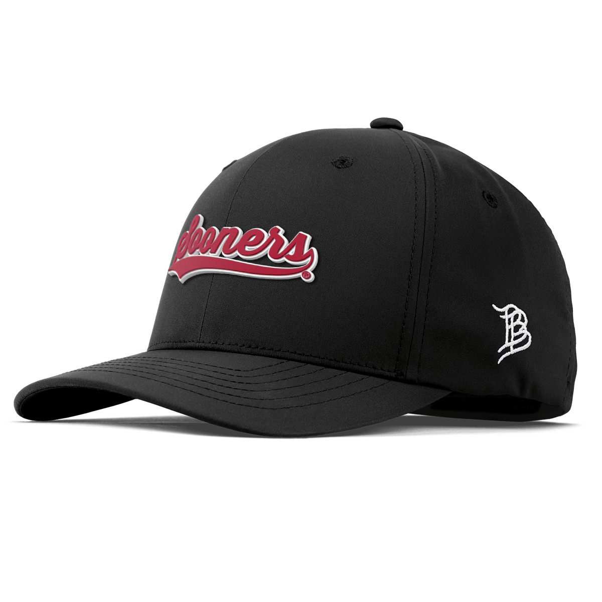 University of Oklahoma "Sooners Script" Flexfit Performance Fitted Black