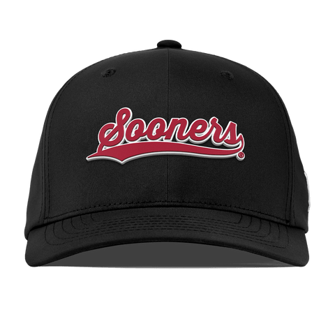 University of Oklahoma "Sooners Script" Flexfit Performance Fitted Black