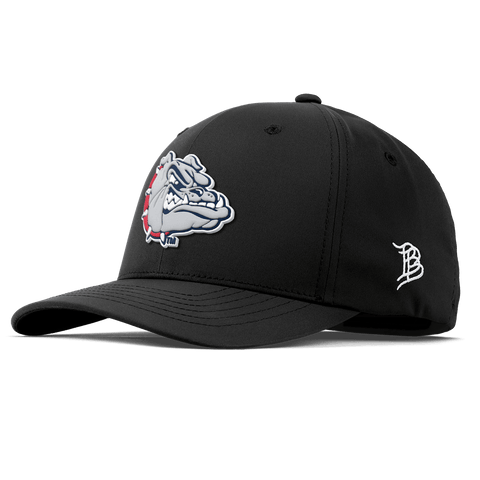 Gonzaga University "Spike The Bulldog" Flexfit Performance Fitted Black