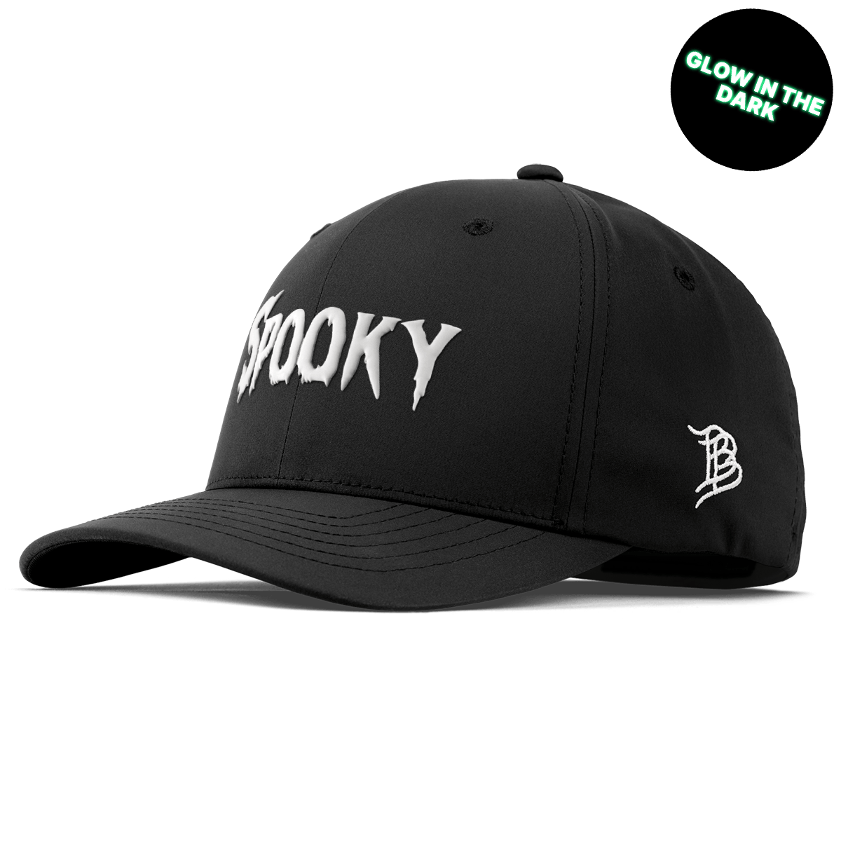 Spooky Glow Flexfit Performance Fitted Black