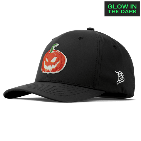 Jack-O-Lantern Glow Flexfit Performance Fitted Black
