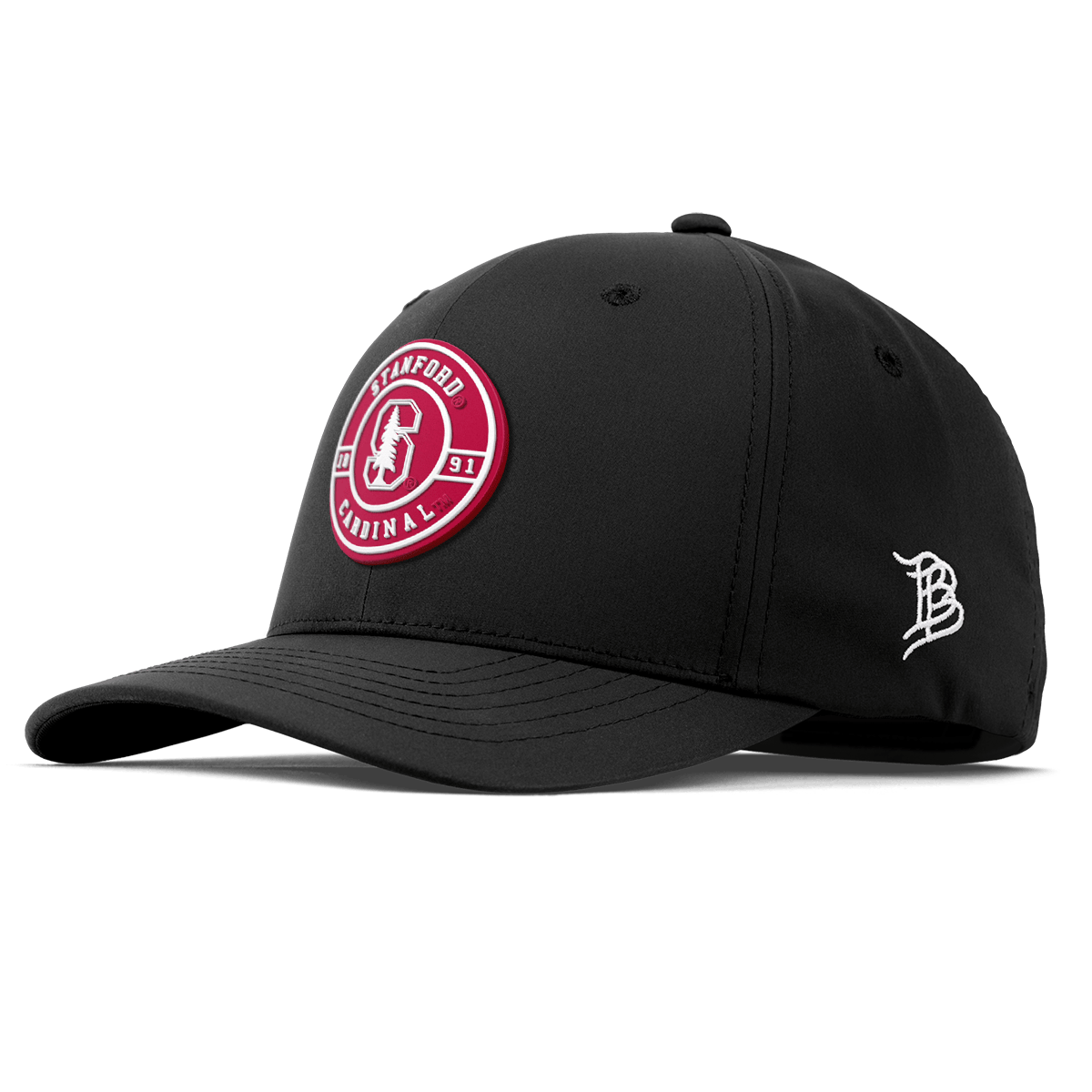 Stanford University "Stanford Seal" Flexfit Performance Fitted Black