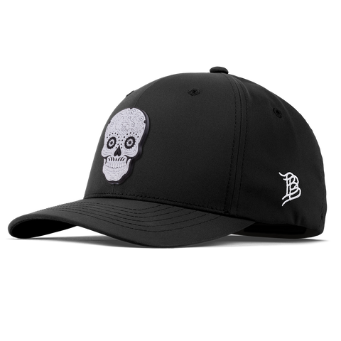 Sugar Skull PVC Flexfit Performance Fitted Black
