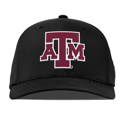 Texas A&M University "Texas A&M Block" Flexfit Performance Fitted Black
