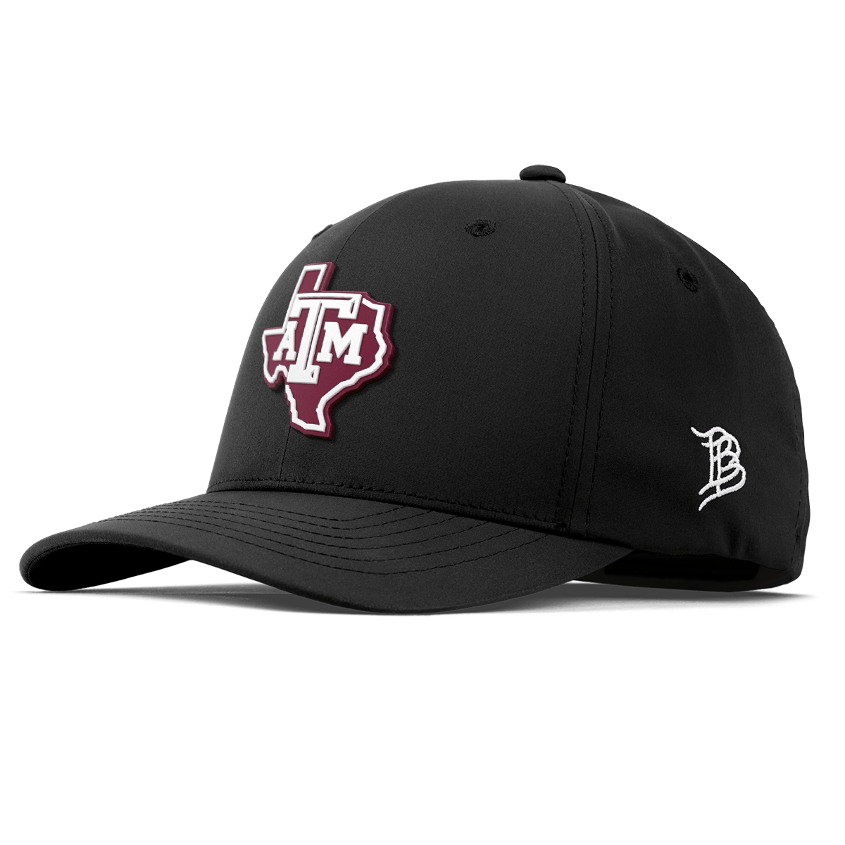 Texas A&M University "Texas A&M Outline" Flexfit Performance Fitted Black