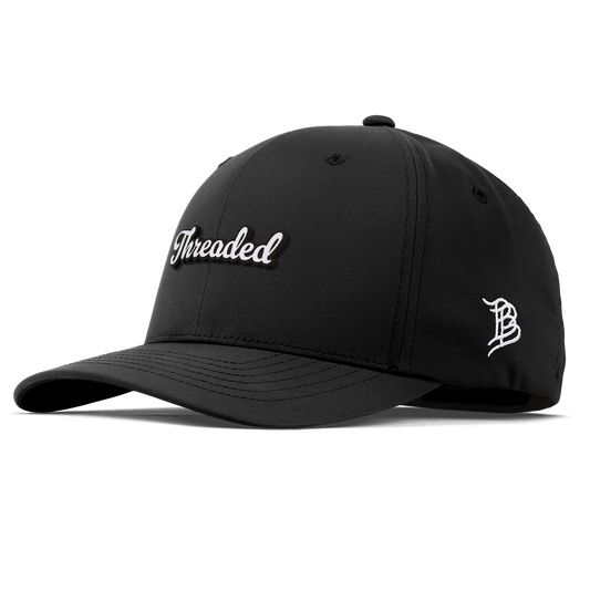 Threaded Script Flexfit Performance Fitted Black