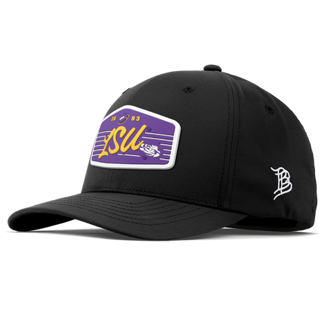 Louisiana State University "Tigers Football" Flexfit Performance Fitted Black