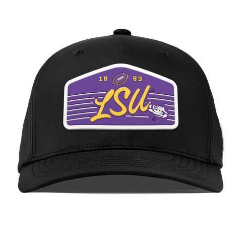 Louisiana State University "Tigers Football" Flexfit Performance Fitted Black