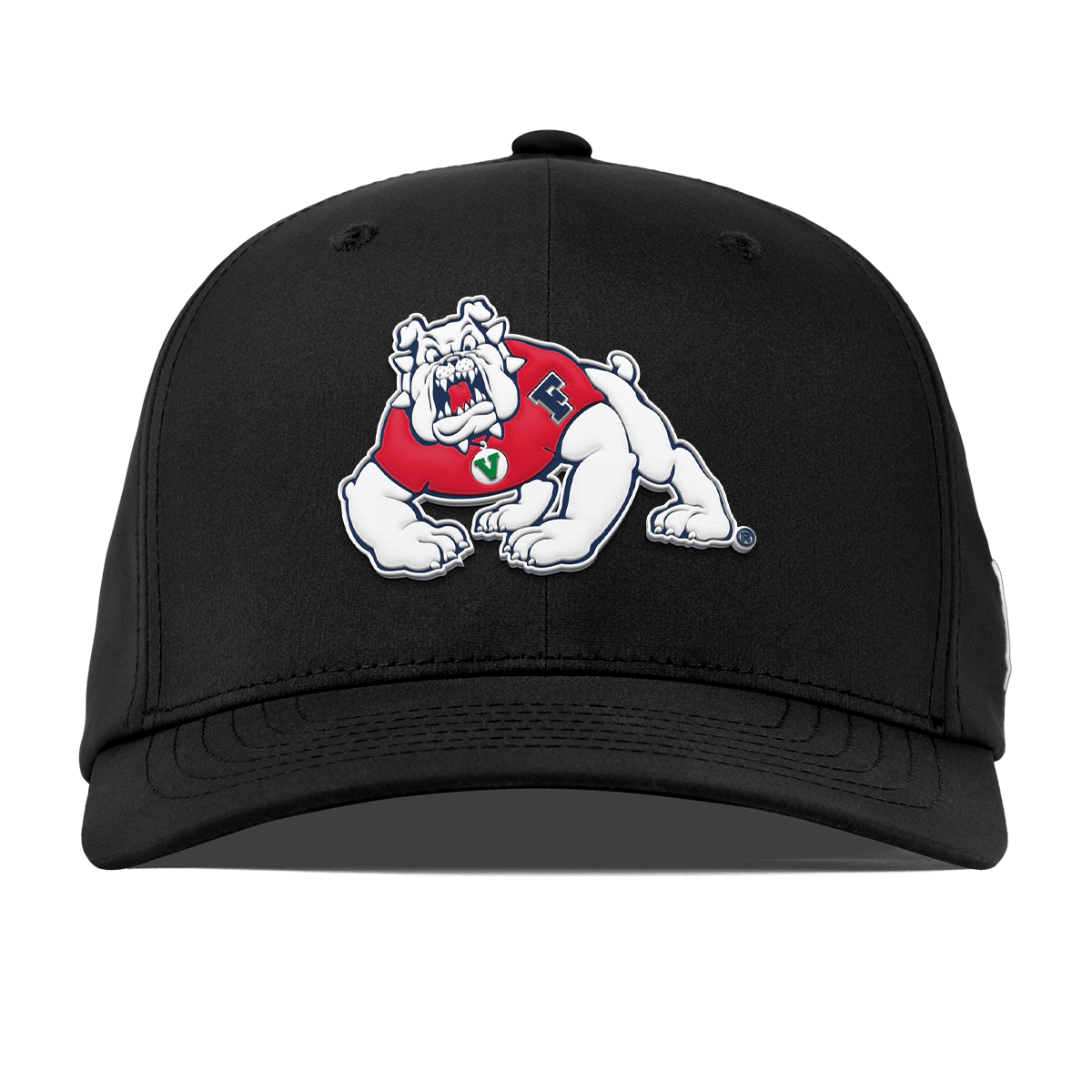 Fresno State University "TimeOut The Bulldog" Flexfit Performance Fitted Black