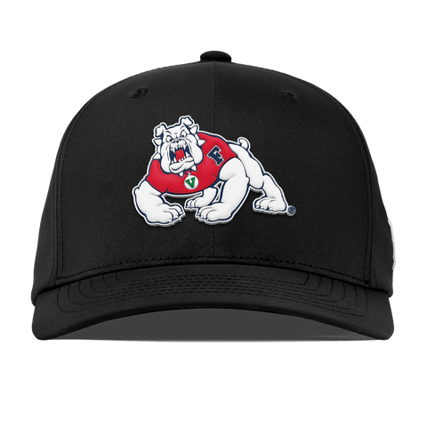 Fresno State University "TimeOut The Bulldog" Flexfit Performance Fitted Black