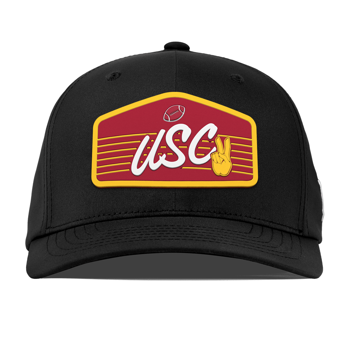 University of Southern California "Trojans Football" Flexfit Performance Fitted Black