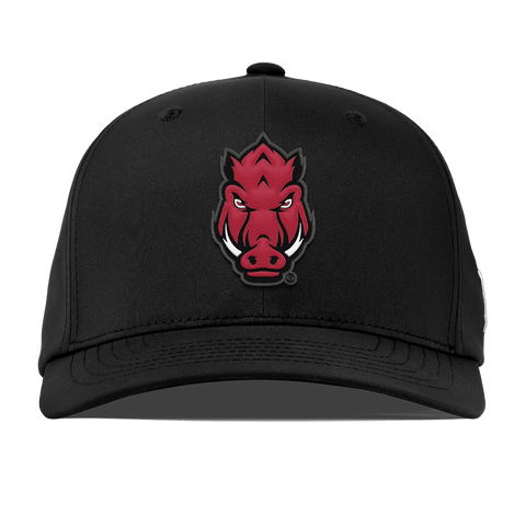 University of Arkansas "Tusk" Flexfit Performance Fitted Black