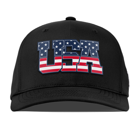 USA Tradition Flexfit Performance Fitted Black