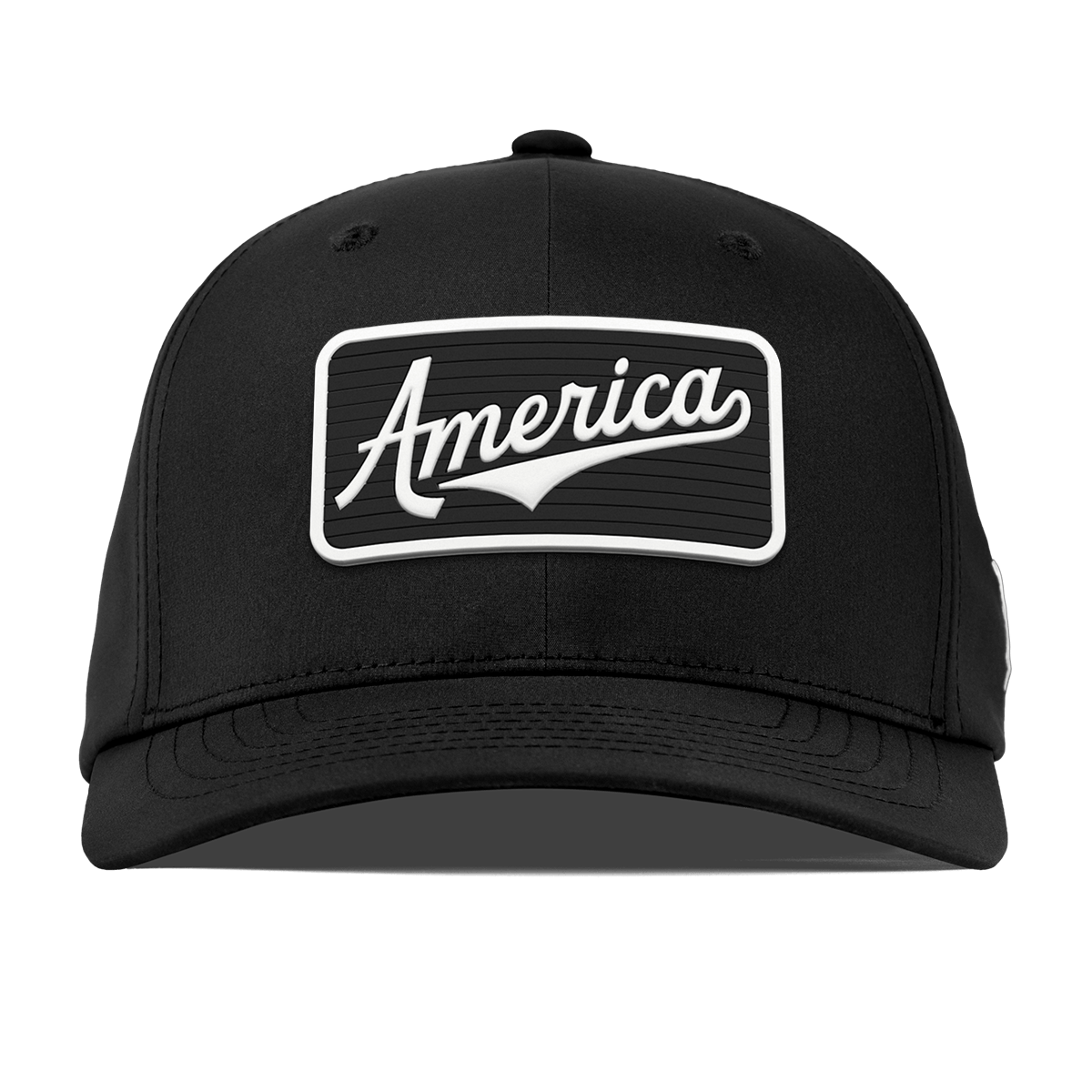 Vintage America Badge Flexfit Performance Fitted Black