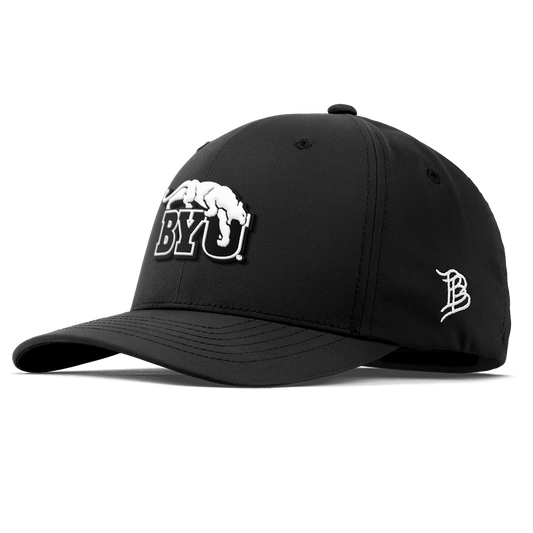 Brigham Young University "Vintage BYU Cougars" Flexfit Performance Fitted Black