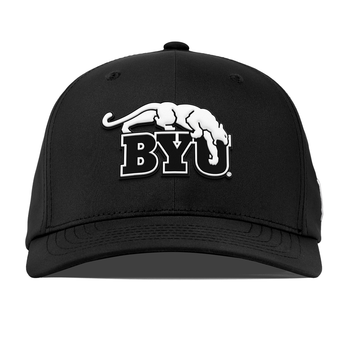 Brigham Young University "Vintage BYU Cougars" Flexfit Performance Fitted Black