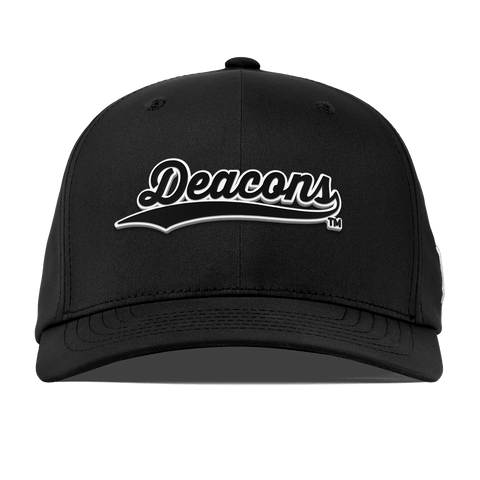 Wake Forest University "Vintage Deacons Script" Flexfit Performance Fitted Black