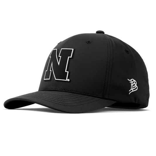 University of Nebraska "Vintage Nebraska Team Logo" Flexfit Performance Fitted Black