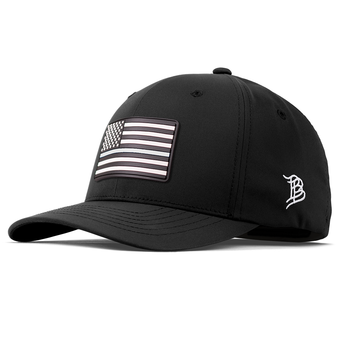 Vintage Old Glory Flexfit Performance Fitted Black