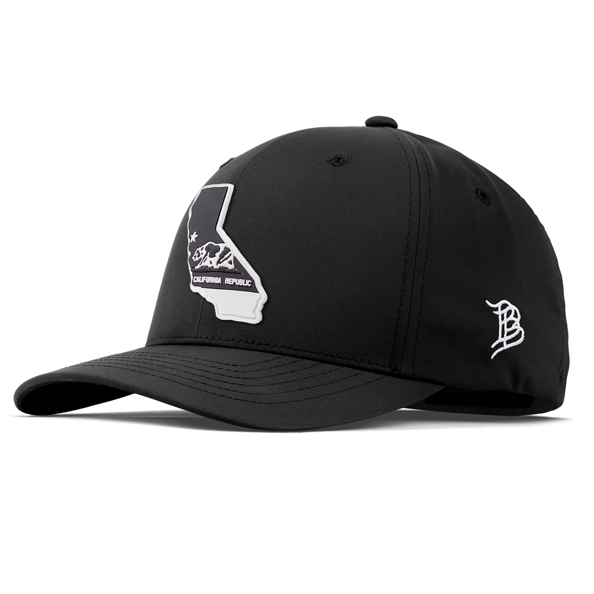 California Vintage Flexfit Performance Fitted Black