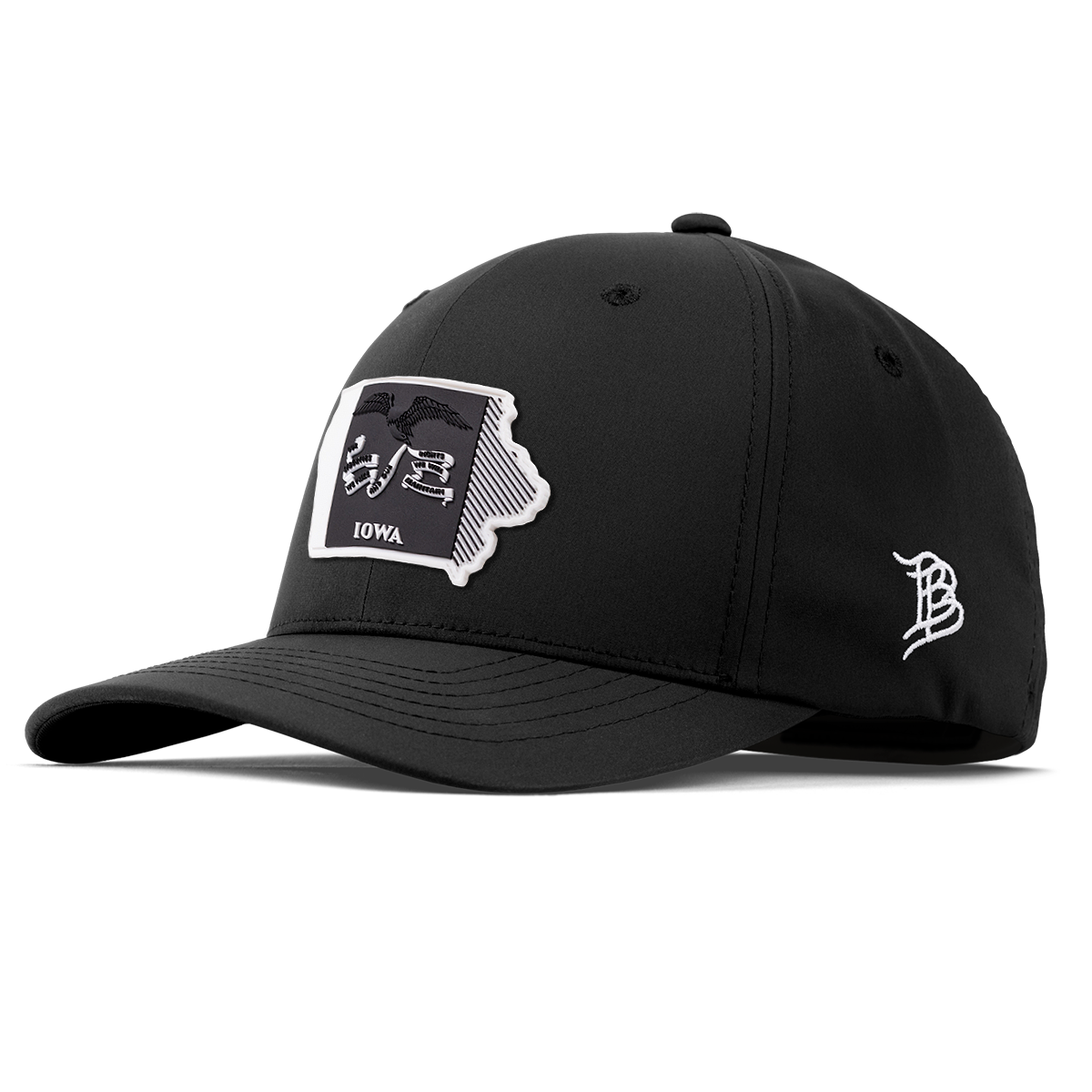 Iowa Vintage Flexfit Performance Fitted Black