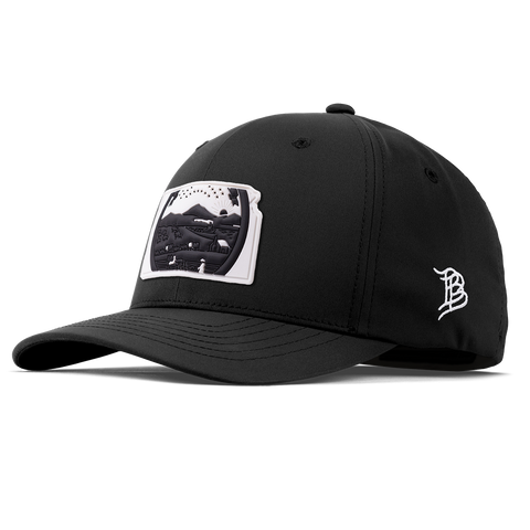 Kansas Vintage Flexfit Performance Fitted Black