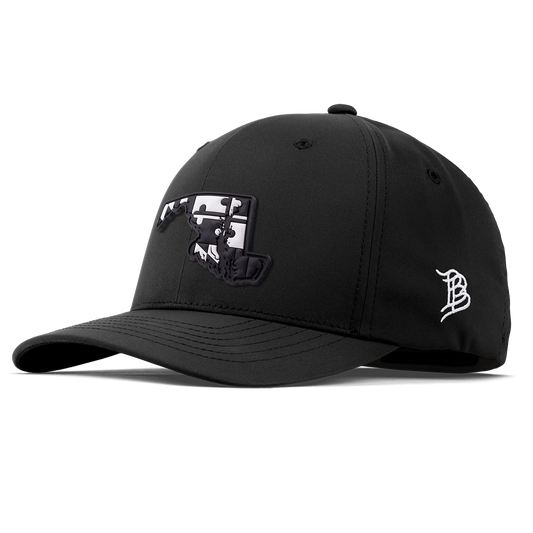 Maryland Vintage Flexfit Performance Fitted Black