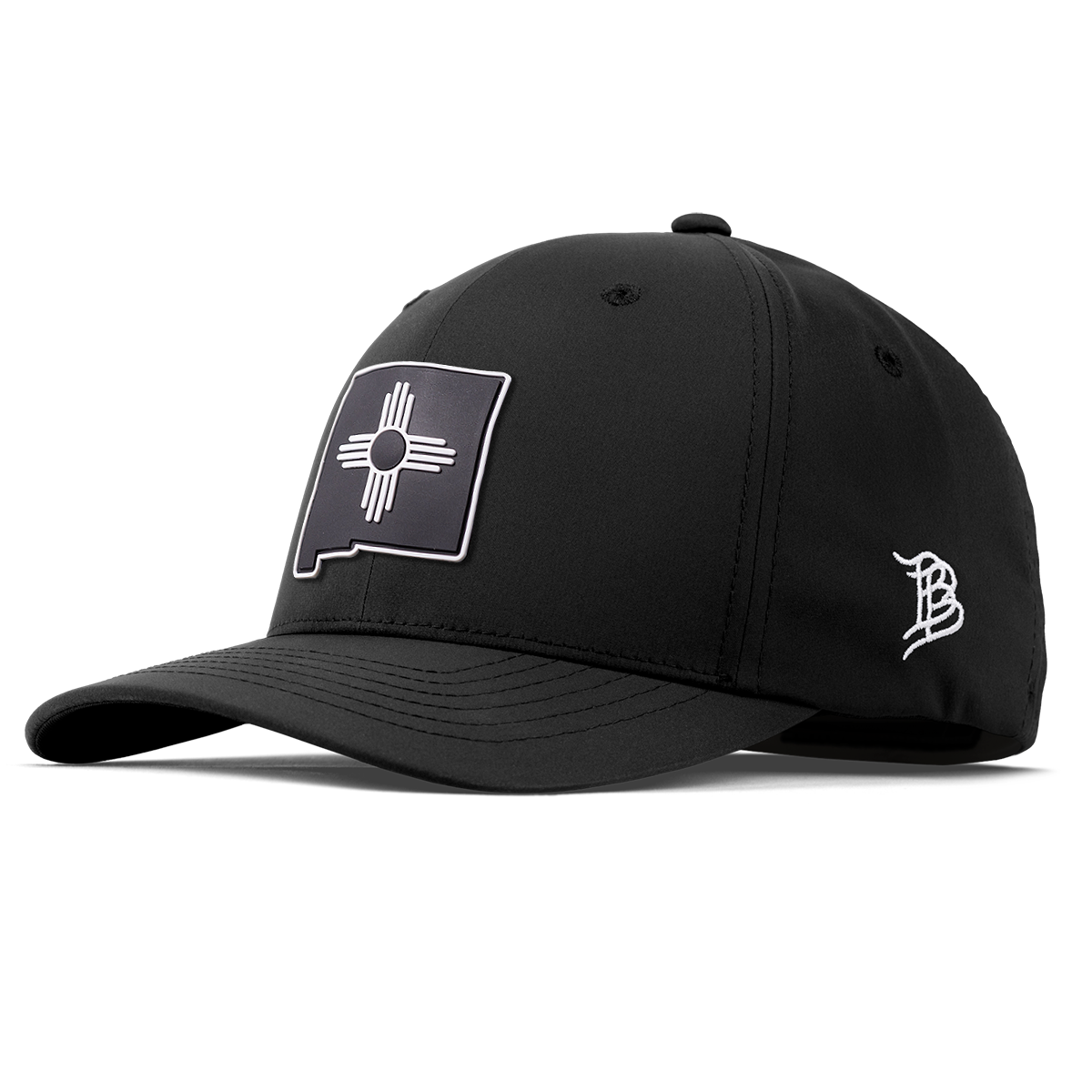 New Mexico Vintage Flexfit Performance Fitted Black