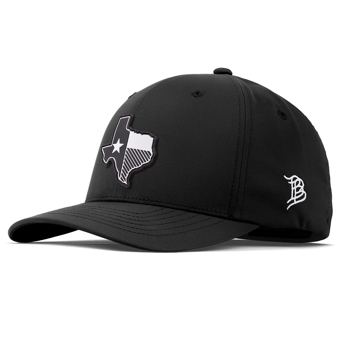 Texas Vintage Flexfit Performance Fitted Black