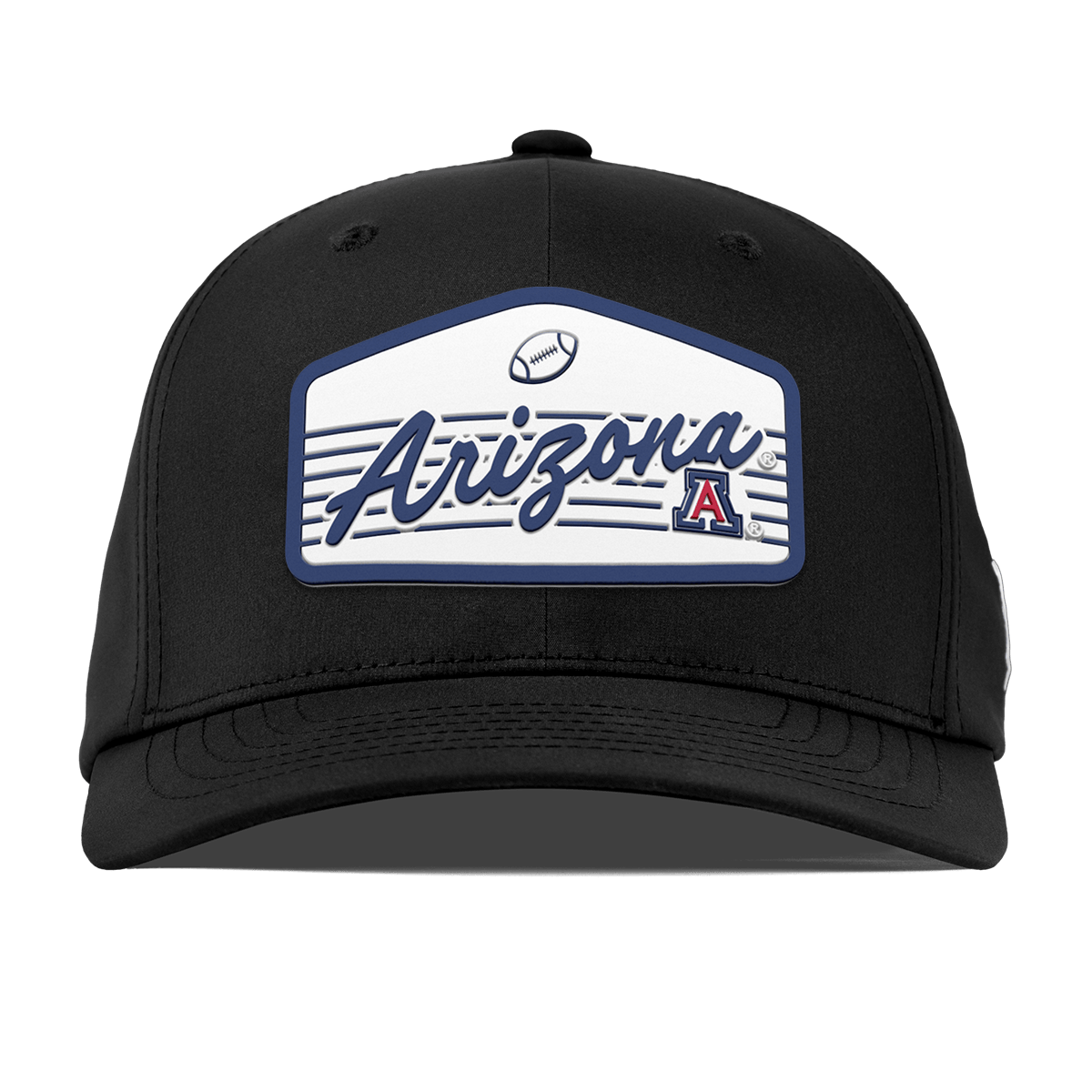 University of Arizona "Wildcats Football" Flexfit Performance Fitted Black