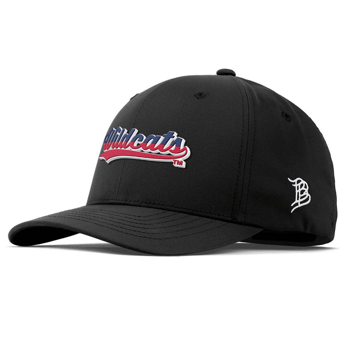 University of Arizona "Wildcats Baseball Script" Flexfit Performance Fitted Black