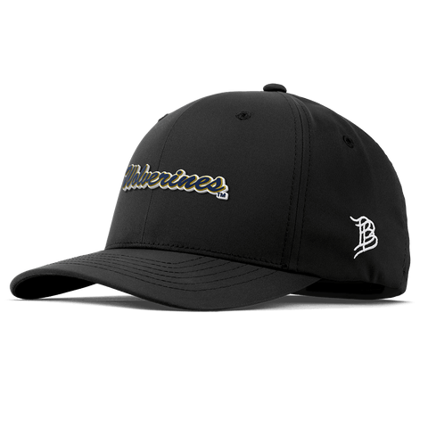University of Michigan "Wolverines Script" Flexfit Performance Fitted Black