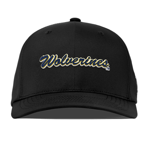University of Michigan "Wolverines Script" Flexfit Performance Fitted Black
